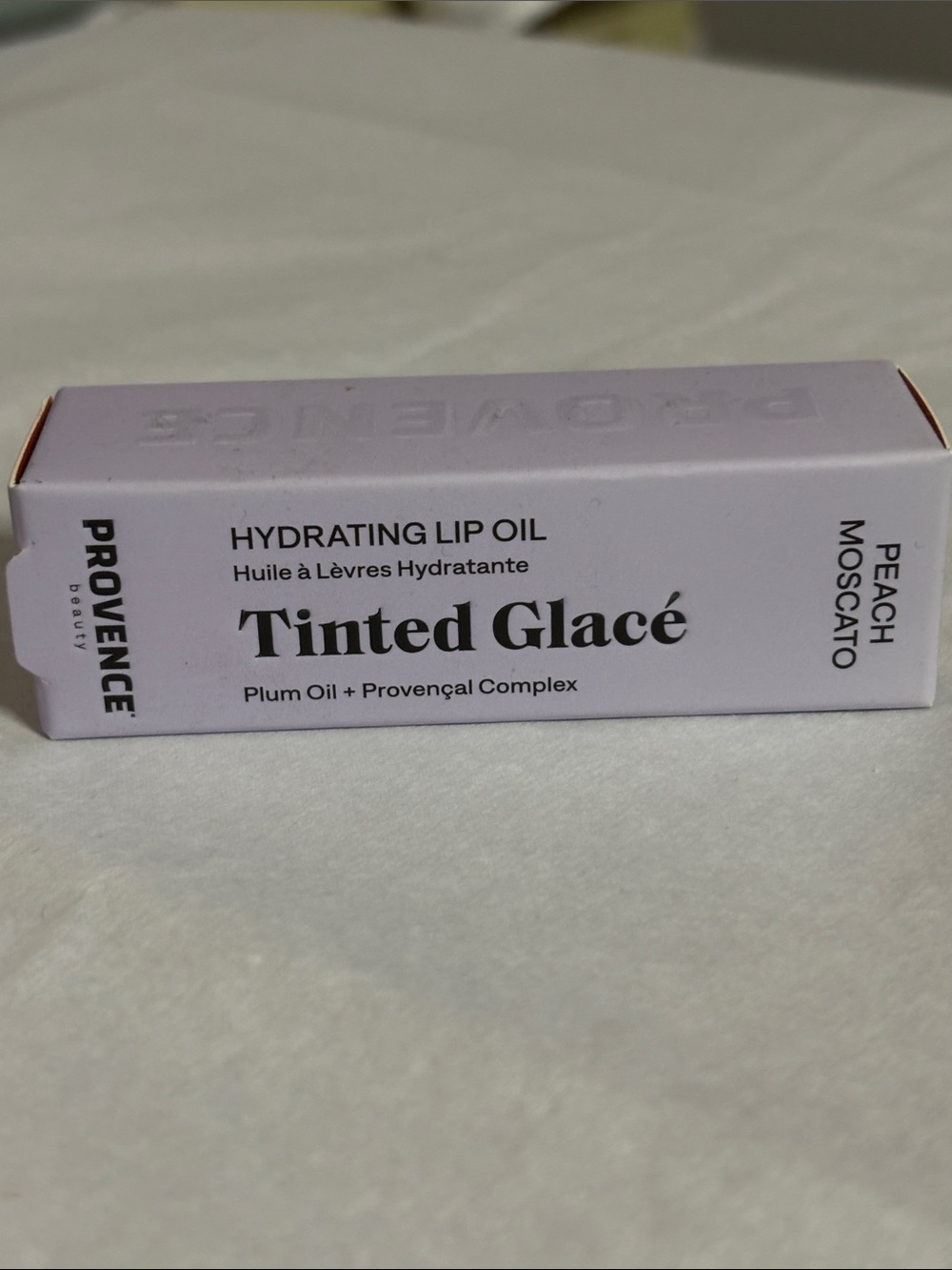 Provence Tinted Glacé Hydrating Lip Oil — Peach Moscato